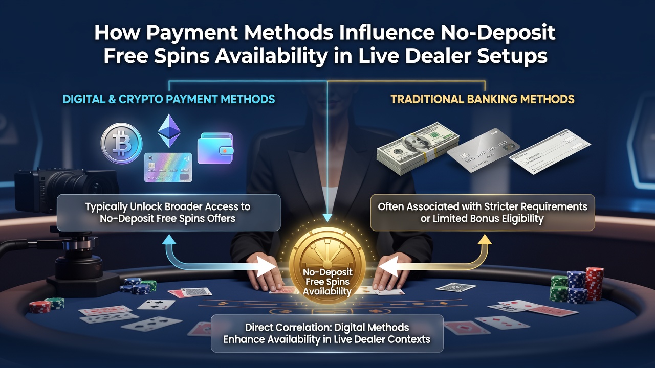 Comparison of payment method processing speeds affecting free spin eligibility in live dealer games
